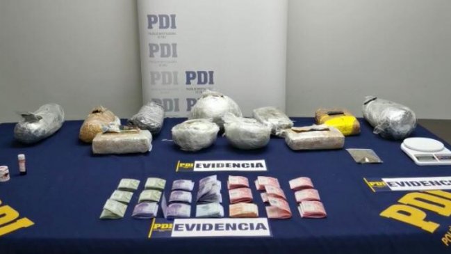 PDI detuvo en Llay Llay a banda que comercializaba drogas en el Biobío
