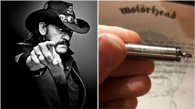 Un regalo especial: Cenizas de Lemmy Kilmister fueron puestas en balas personalizadas