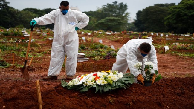Brasil supera por primera vez los 3.000 muertos por Covid-19 en un día