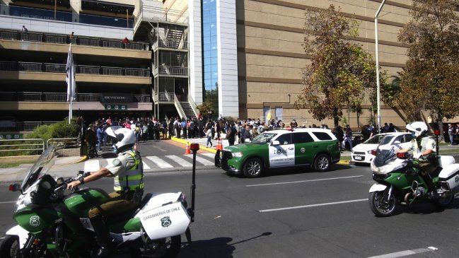 Fiscalía informó que hay un detenido por asalto armado en mall Alto Las Condes