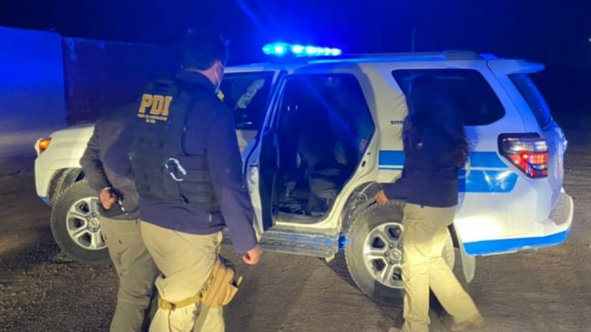 Banda acusada de robos en mineras fue detenida por la PDI en Calama