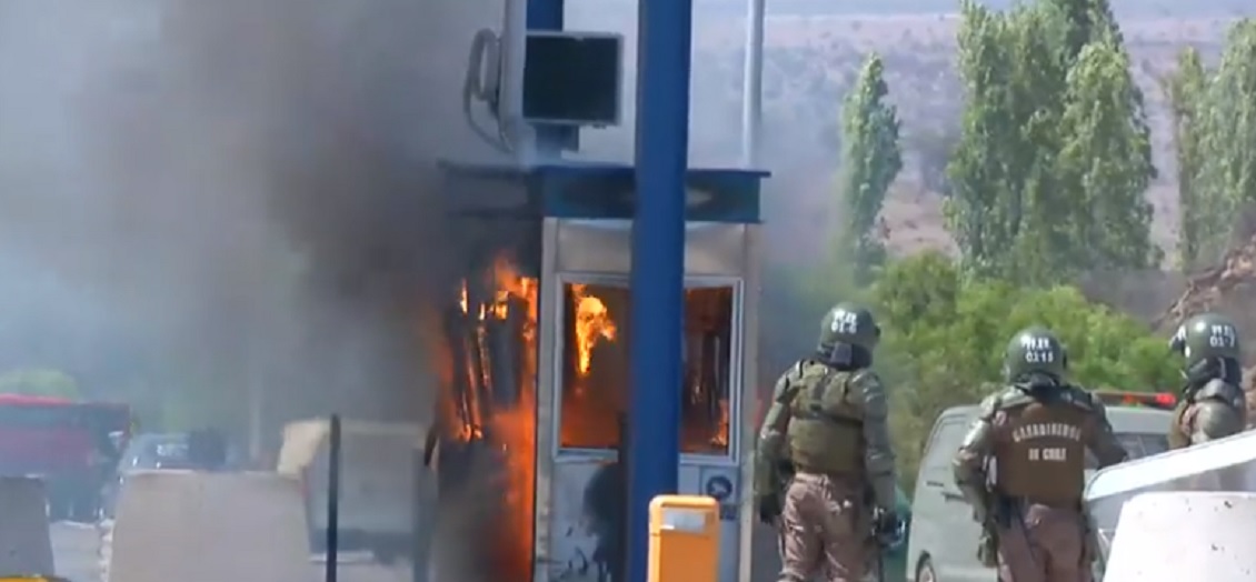 Condenan a único imputado por incendio de peaje en Ovalle