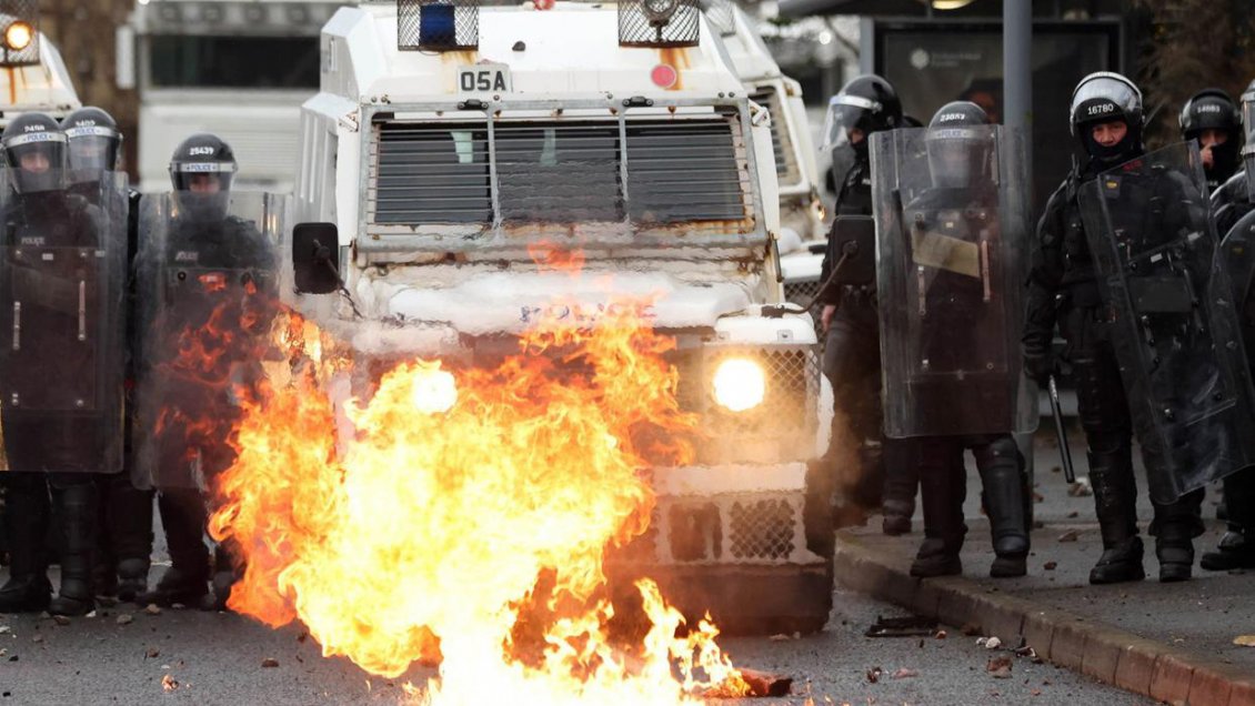 El Brexit y la pandemia provocan escalada de violencia en Irlanda del Norte