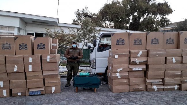 Persecución policial dejó al descubierto importante contrabando de cigarrillos en el norte