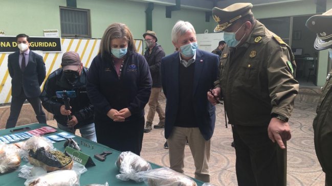 Decomisan en Osorno marihuana creepy envuelta en manjar que era trasladada a Coyhaique