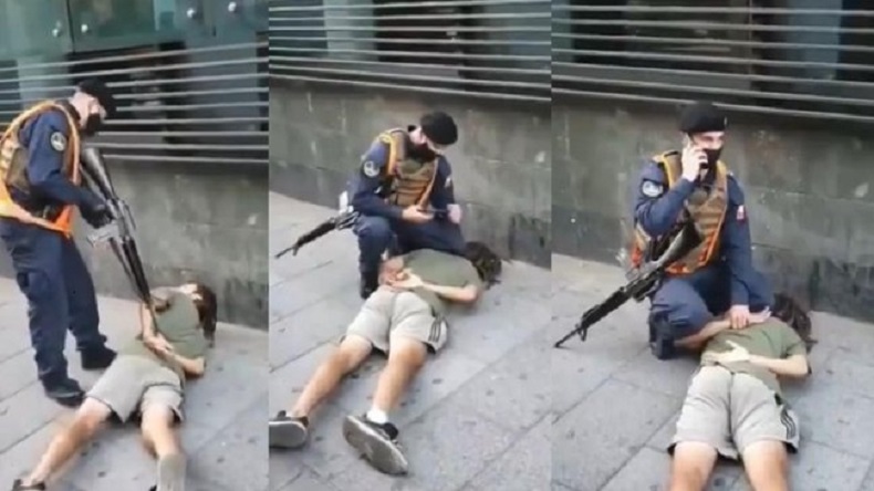 Video muestra que funcionario de la Armada encañonó a hombre en fiscalización en Valparaíso