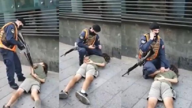 Video muestra que funcionario de la Armada encañonó a hombre en fiscalización en Valparaíso