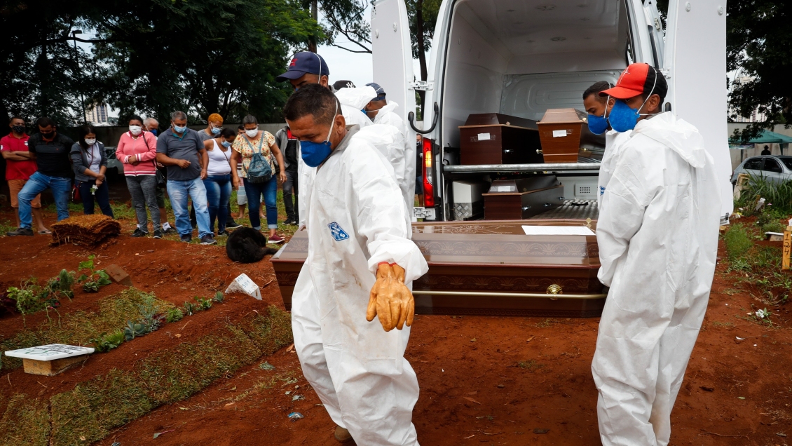 Brasil superó las 390.000 muertes y abril ya es el mes más letal de la pandemia