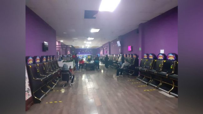 Detienen a 15 personas que se encontraban en local de máquinas tragamonedas en Rancagua