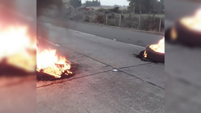 Tres detenidos por desórdenes y cortes de ruta durante protestas en Cautín