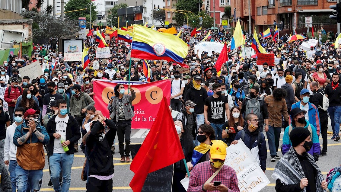 Sindicatos llaman a otra protesta el miércoles contra el gobierno colombiano