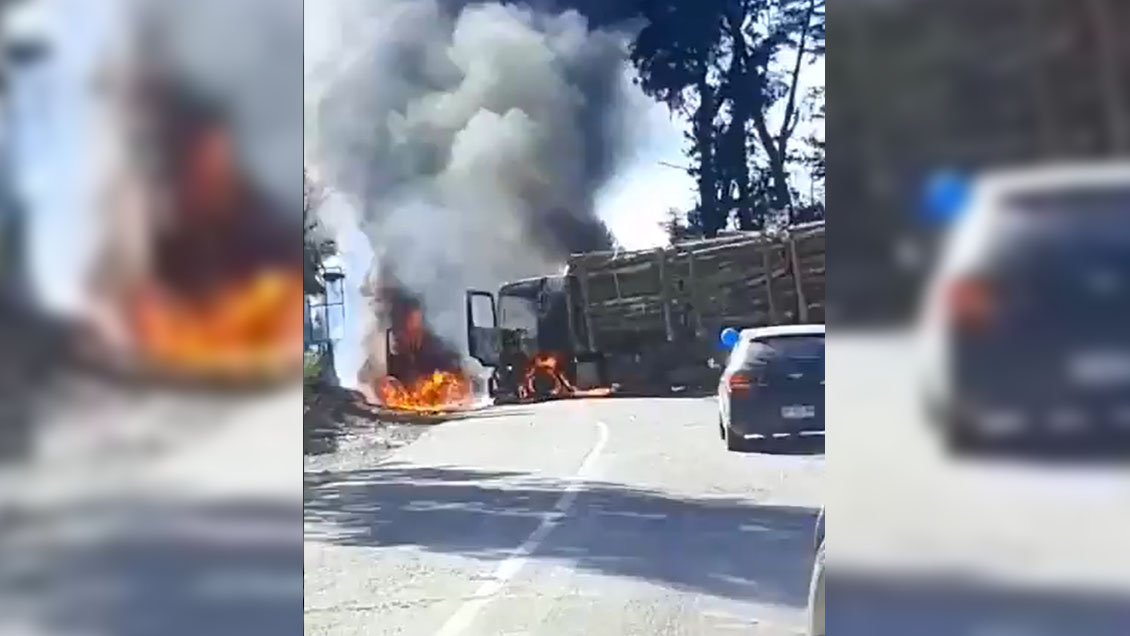 Más de una decena de camiones y otros vehículos quemados en presuntos ataques múltiples en Malleco