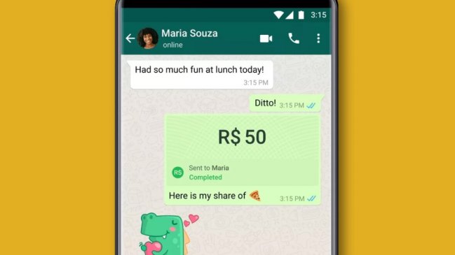 Brasil: WhatsApp inicia sistema de pago y recibo de dinero en los chats