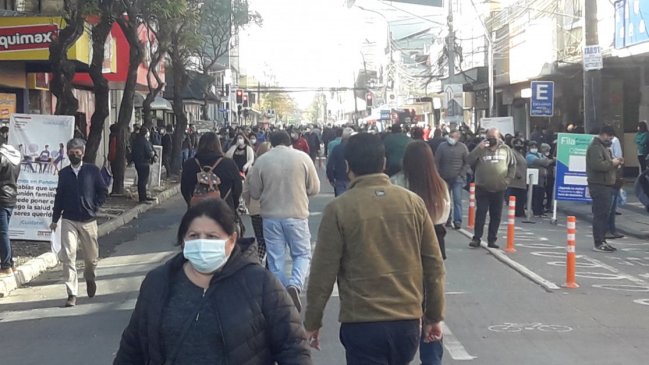 Chillán dispone vías exclusivas para peatones y transporte público tras avance a la Fase 2