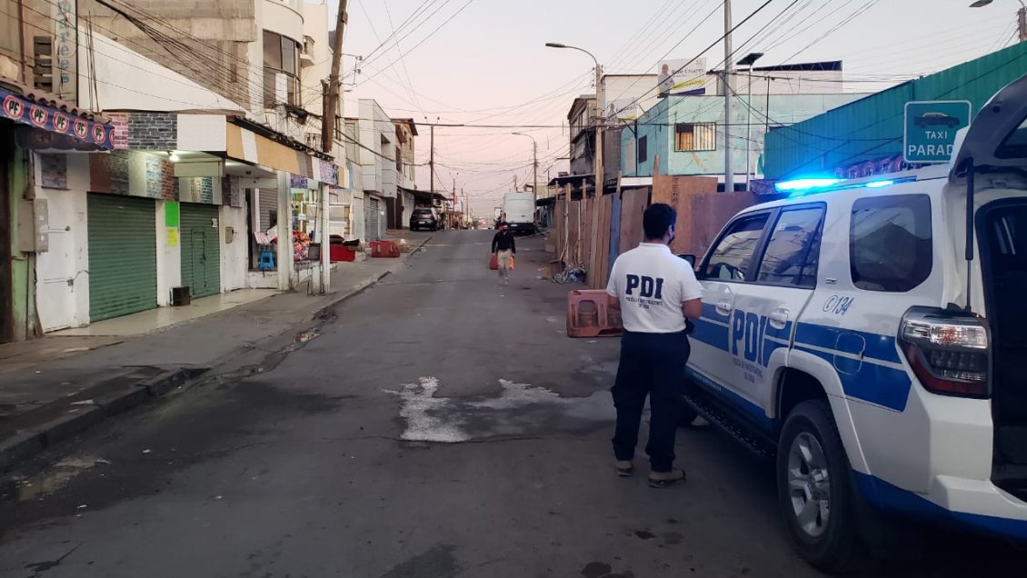 Discusión gatilló balacera y dejó dos heridos en Alto Hospicio