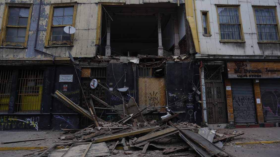Arquitecto por derrumbe en Valparaíso: 