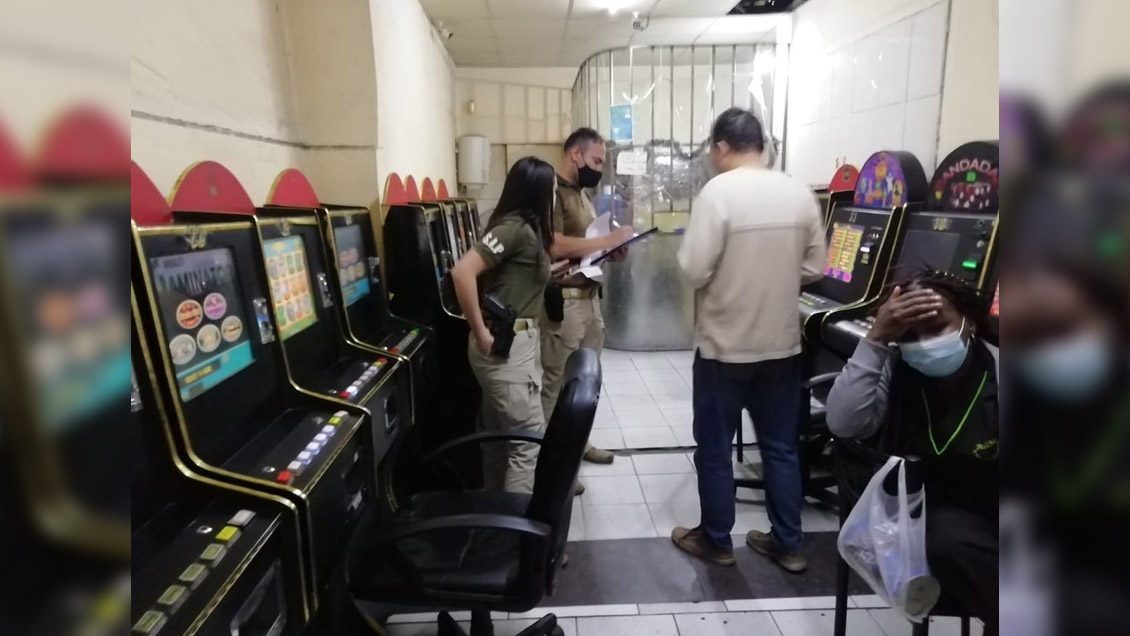 Fiscalización dejó 29 detenidos en casinos clandestinos en el barrio Franklin