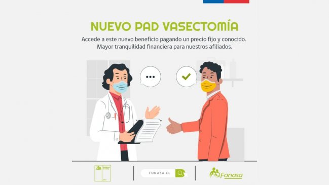   Fonasa oficializó el bono PAD para vasectomías 