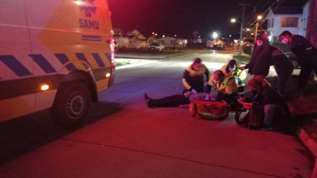 Adulto mayor falleció tras ser atropellado en Punta Arenas