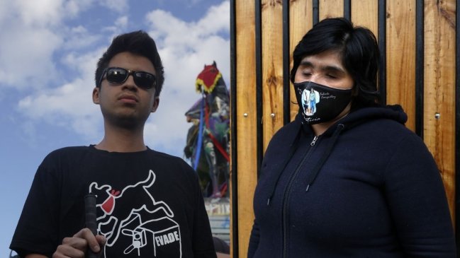 Gustavo Gatica y Fabiola Campillai llamaron a votar para que 