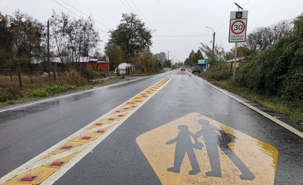 Construirán obras de seguridad vial en torno a ochos escuelas rurales de Ñuble