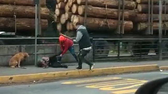 Hombre recibió una paliza tras presunta agresión a una mujer