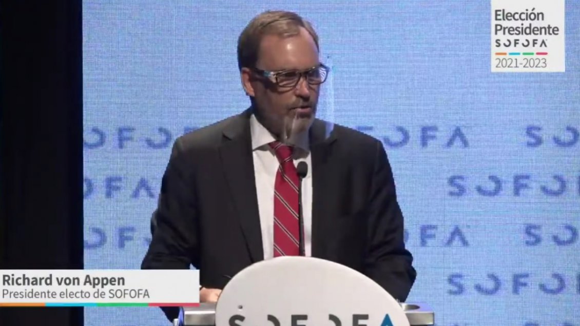 Nuevo presidente de la Sofofa: 