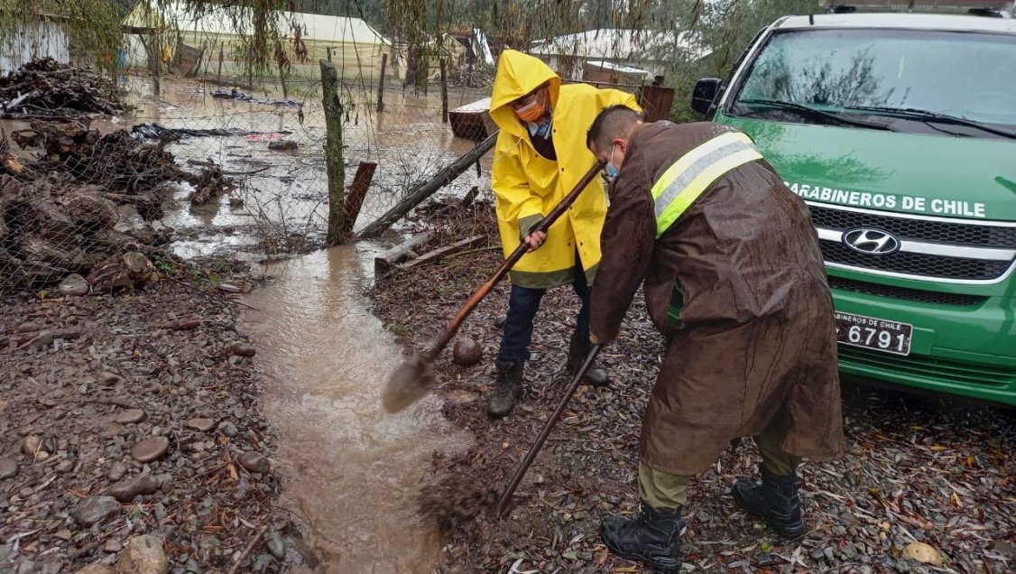Sistema frontal en Ñuble: Monitorean crecida de caudales de ríos Chillán y Diguillín