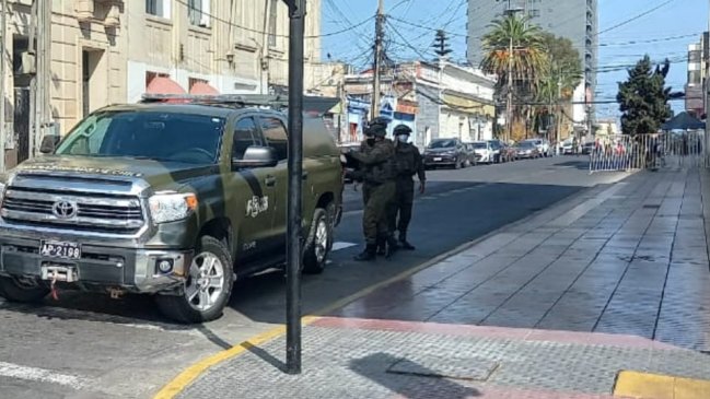 Mochila abandonada activó protocolo antibombas en edificio de la Tesorería General en Antofagasta