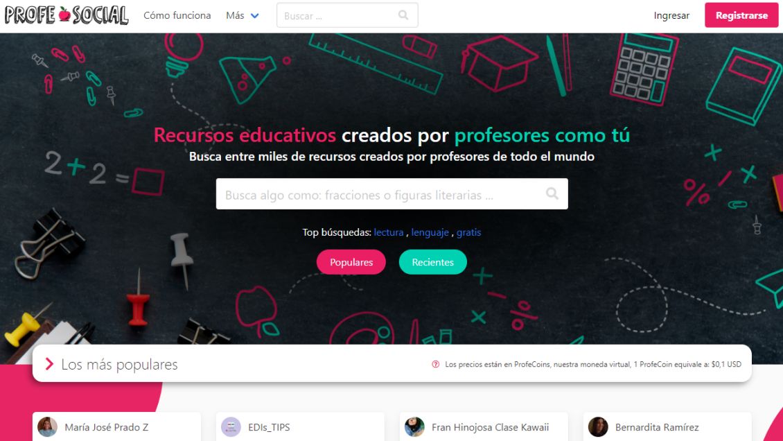 Comunidad de profesores permite compartir y obtener material educativo