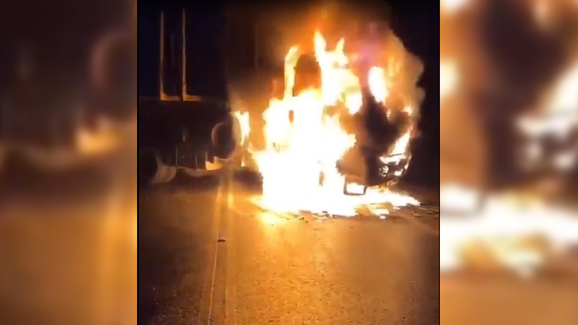 Reportan quema de camiones, una casa y una bodega en Lumaco