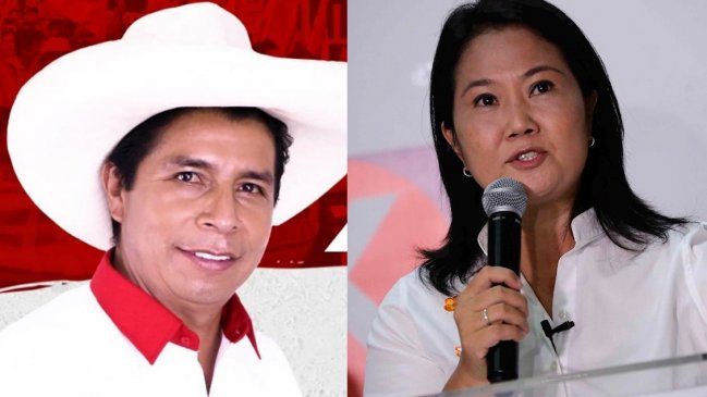 Perú: Fujimori aventaja a Castillo en primeros resultados oficiales