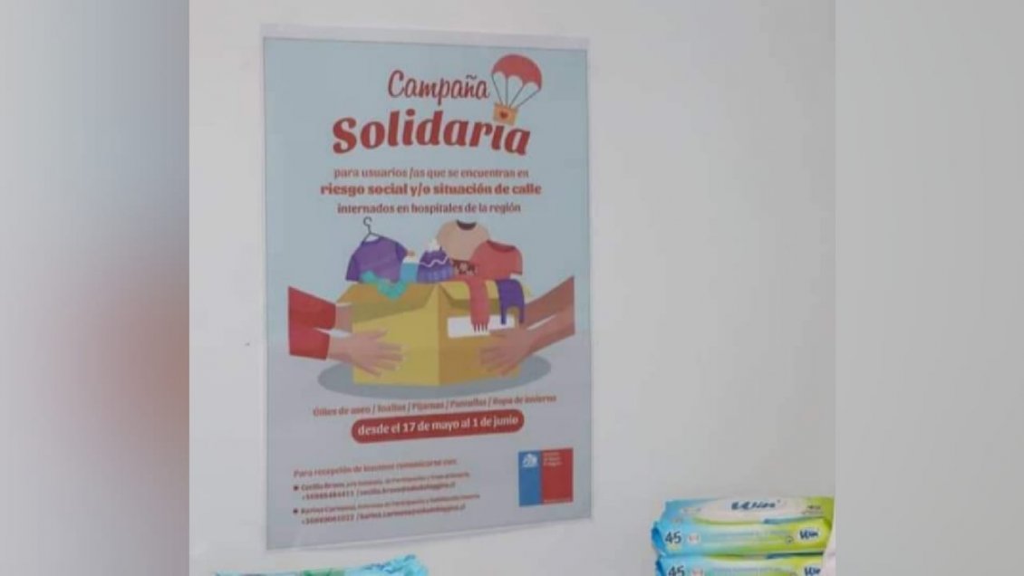 Campaña busca reunir donaciones para pacientes hospitalizados y en riesgo social en O'Higgins