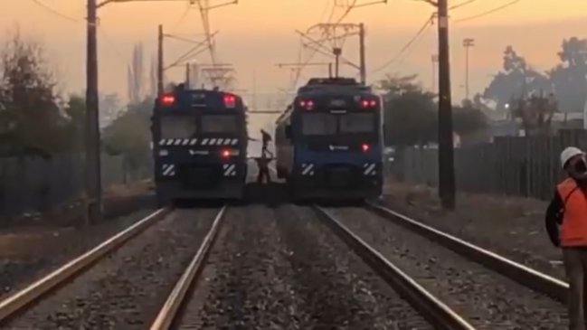 Dos personas fallecieron tras ser impactadas por tren en Rancagua