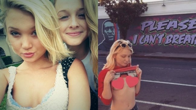 Hallan muerta a Dakota Skye, actriz porno que profanó mural de George Floyd