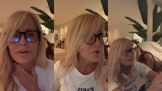 Cecilia Bolocco sufrió caída en vivo: 