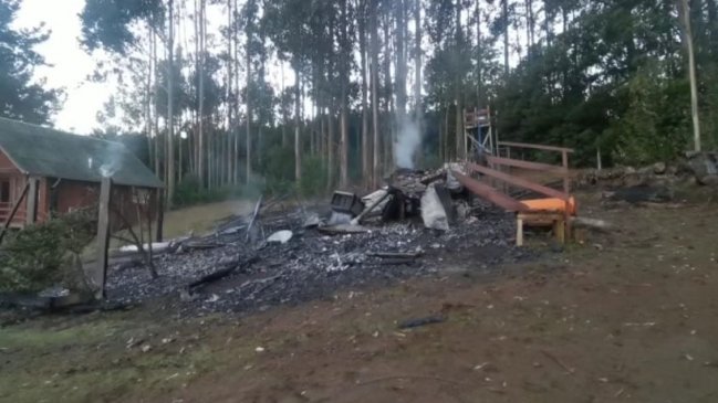 Queman casa del encargado de drones de seguridad de la intendencia del Biobío