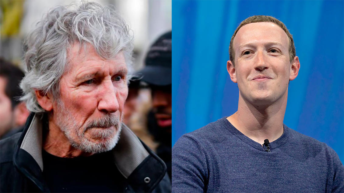 Facebook pidió usar canción de Pink Floyd y Roger Waters rechazó públicamente a Mark Zuckerberg