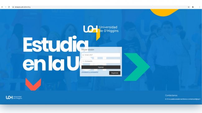 Universidad de O'Higgins lanzó plataforma para preparar Prueba de Transición