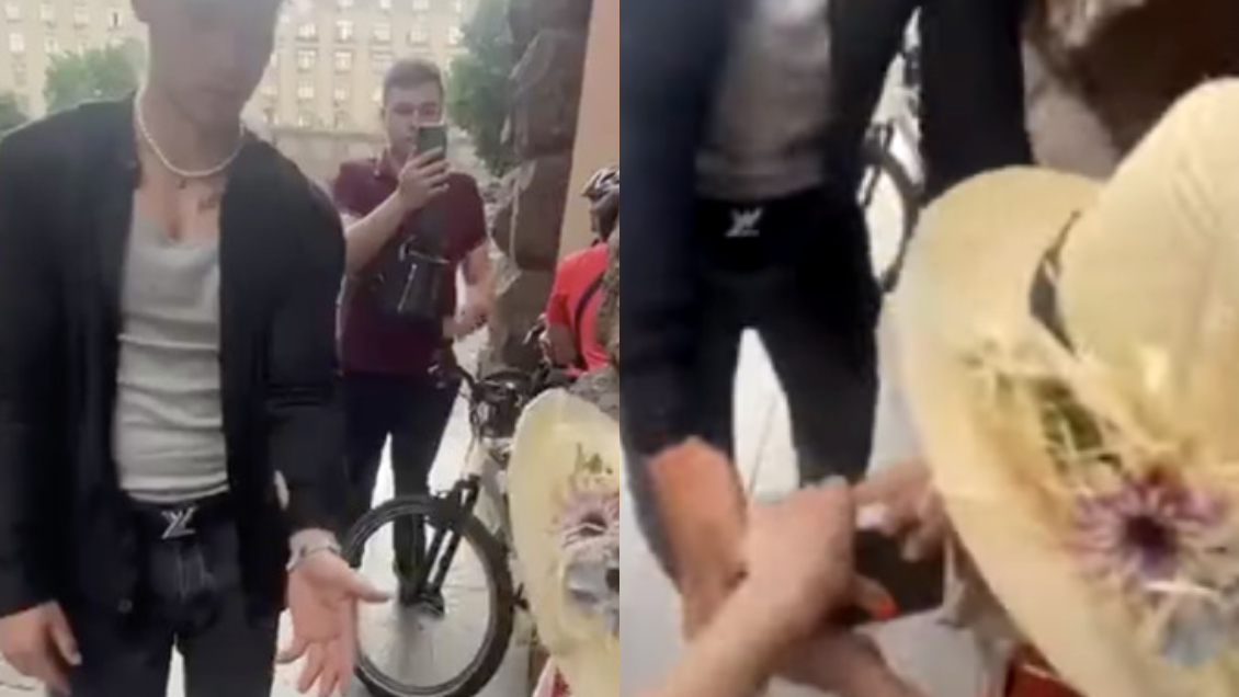 Tiktoker se grabó regalando Iphone a niña, pero después se lo arrebató