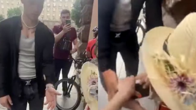 Tiktoker se grabó regalando Iphone a niña, pero después se lo arrebató