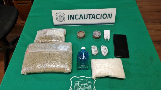 Gendarme fue detenido tras presuntamente entregar un kilo de droga a reo de Valparaíso