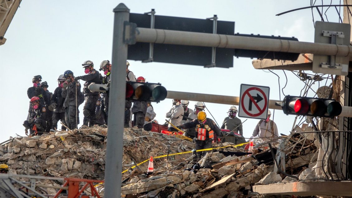 Identifican a otras tres víctimas de las once encontradas tras derrumbe en Miami
