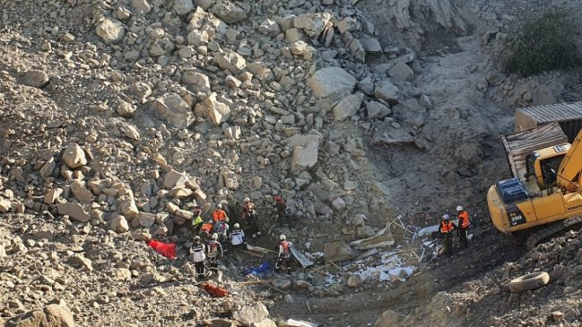 Malas condiciones del terreno obligan a suspender búsqueda de segundo trabajador extraviado tras derrumbe en minera de Ovalle