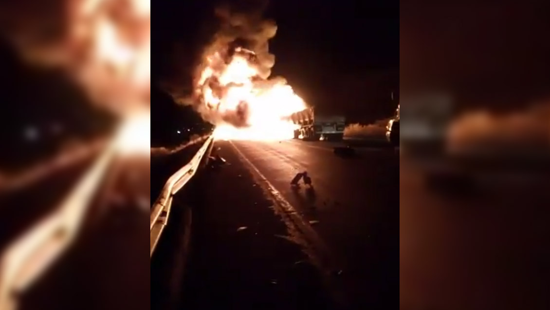 Un fallecido por accidente entre camiones en la ruta internacional en Los Andes