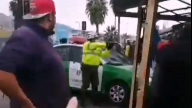 Carabineros fueron agredidos en Coquimbo por pescadores artesanales