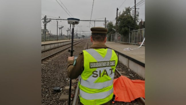 Persona falleció atropellada en vía férrea en San Fernando