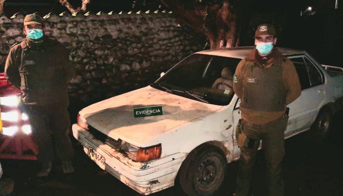 Carabineros de Ñuble ha recuperado cinco vehículos robados durante la última semana
