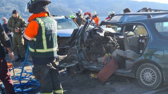 Chiguayante: Violenta colisión deja una persona fallecida y seis heridos, entre ellos un lactante