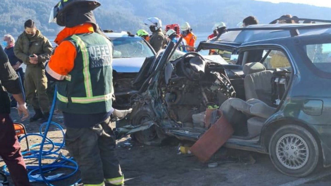 Chiguayante: Violenta colisión deja una persona fallecida y seis heridos, entre ellos un lactante